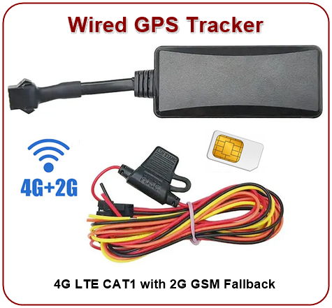 Hidden GPS tracker 4G & 2G for your car, easy to wire up in your vehicle